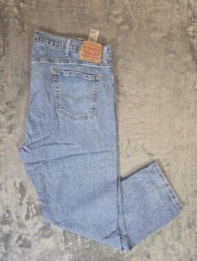 Levi's 559 Blue Denim Jeans Size 44x30 Light Wash